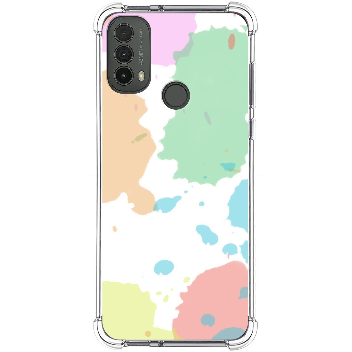 Funda Silicona Antigolpes para Motorola Moto E40 diseño Acuarela 05 Dibujos