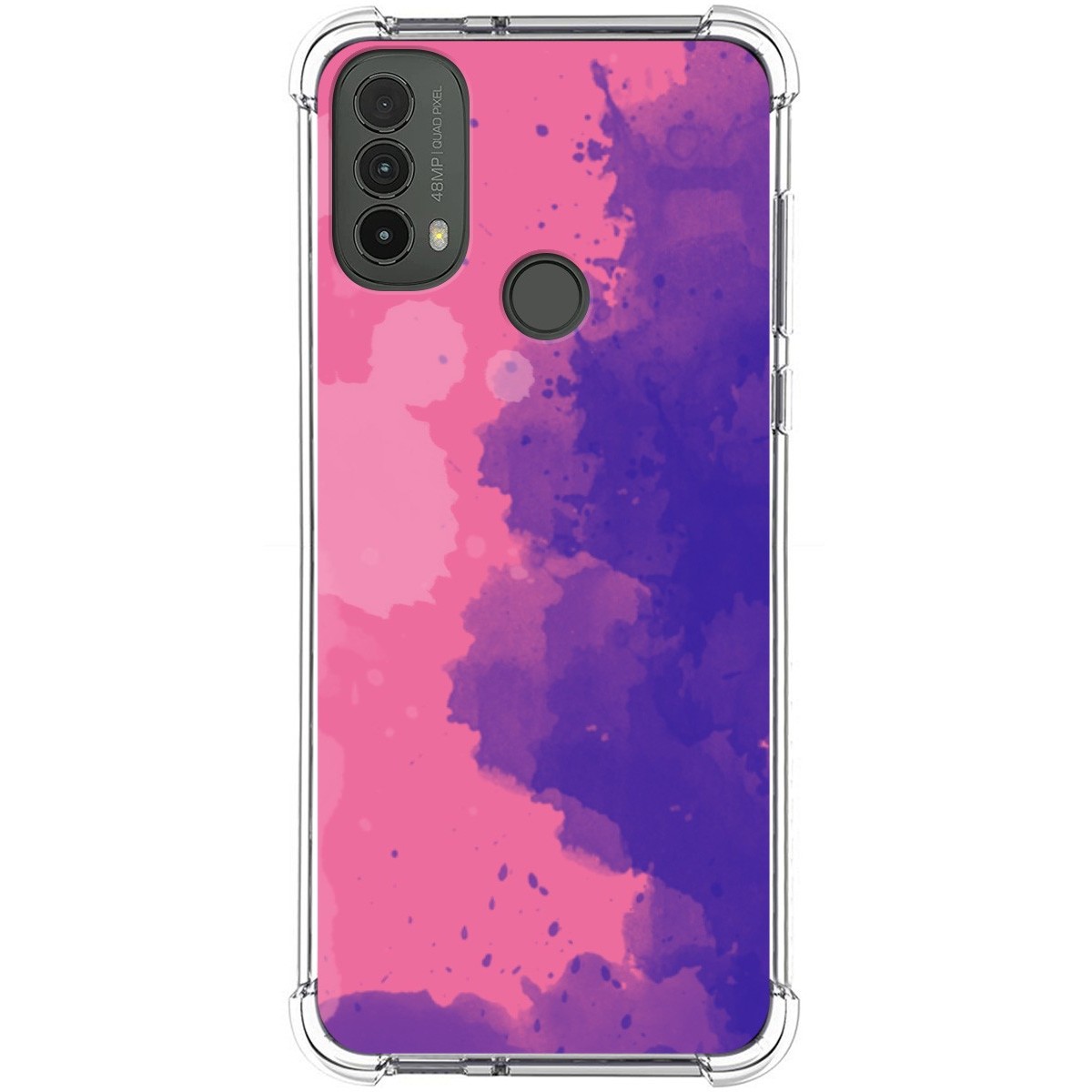 Funda Silicona Antigolpes para Motorola Moto E40 diseño Acuarela 07 Dibujos