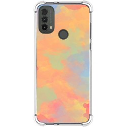 Funda Silicona Antigolpes para Motorola Moto E40 diseño Acuarela 08 Dibujos