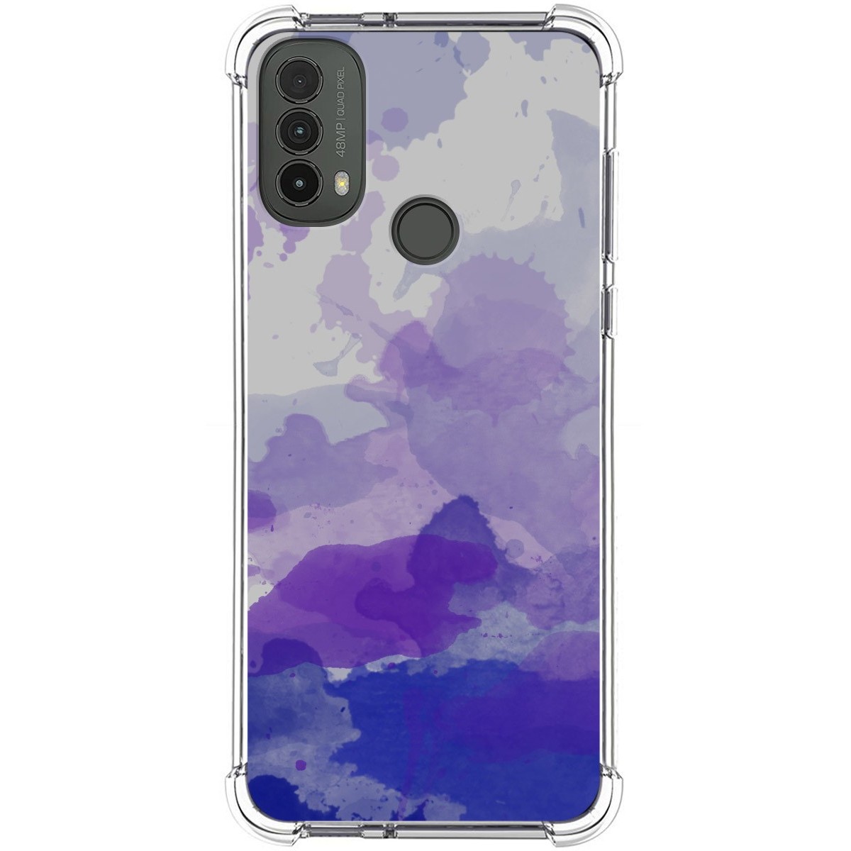 Funda Silicona Antigolpes para Motorola Moto E40 diseño Acuarela 09 Dibujos