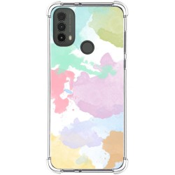Funda Silicona Antigolpes para Motorola Moto E40 diseño Acuarela 11 Dibujos