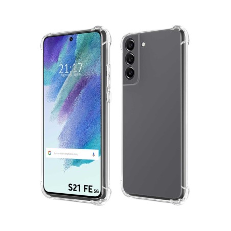 Funda Silicona Antigolpes Transparente para Samsung Galaxy S21 FE 5G