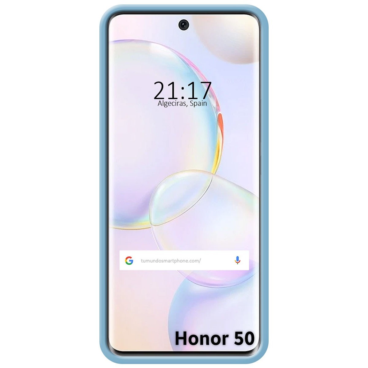 Funda Silicona Líquida Ultra Suave para Huawei Honor 50 5G / Nova 9 Azul
