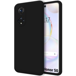 Funda Silicona Líquida Ultra Suave para Huawei Honor 50 5G / Nova 9 color Negra