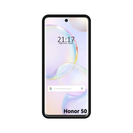 Funda Silicona Líquida Ultra Suave para Huawei Honor 50 5G / Nova 9 color Negra