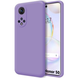 Funda Silicona Líquida Ultra Suave para Huawei Honor 50 5G / Nova 9 color Morada