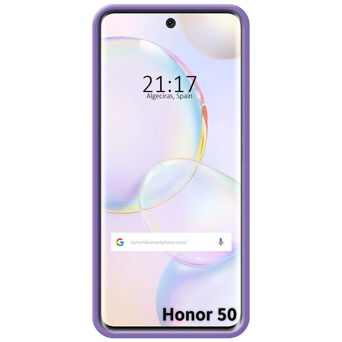 Funda Silicona Líquida Ultra Suave para Huawei Honor 50 5G / Nova 9 color Morada