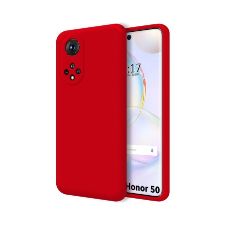 Funda Silicona Líquida Ultra Suave para Huawei Honor 50 5G / Nova 9 color Roja