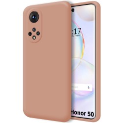 Funda Silicona Líquida Ultra Suave para Huawei Honor 50 5G / Nova 9 color Rosa