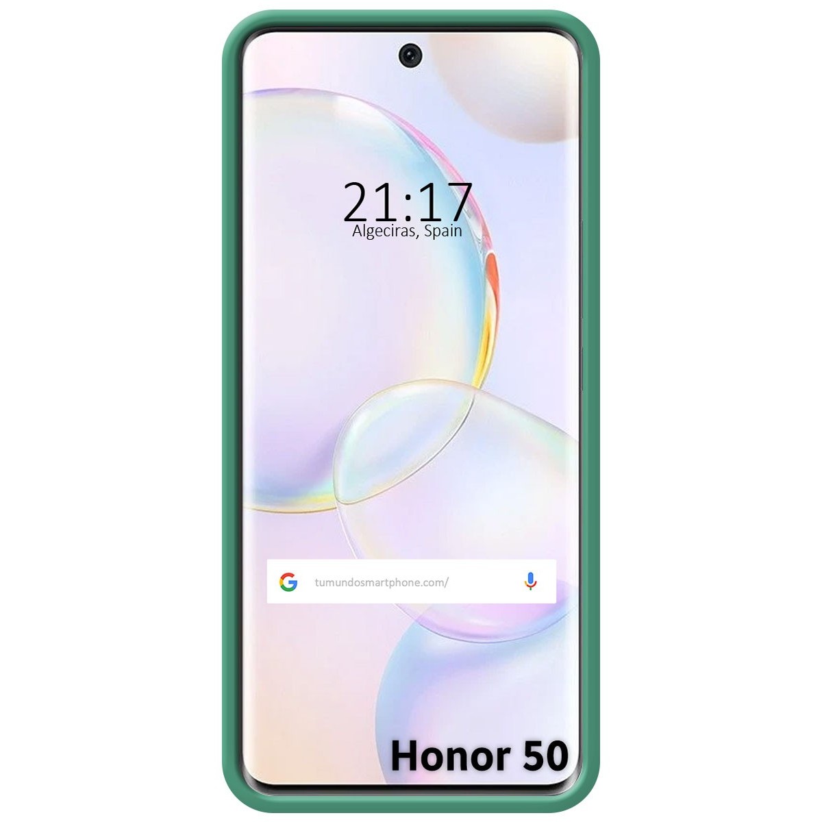 Funda Silicona Líquida Ultra Suave para Huawei Honor 50 5G / Nova 9 color Verde