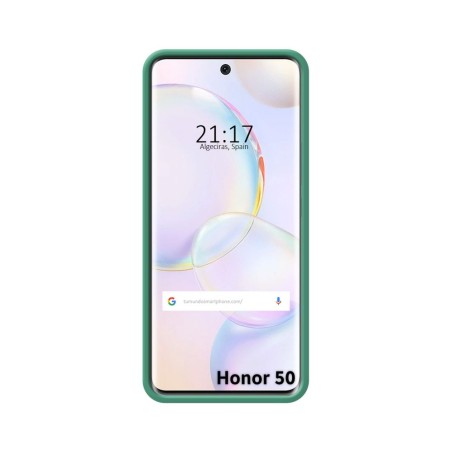 Funda Silicona Líquida Ultra Suave para Huawei Honor 50 5G / Nova 9 color Verde