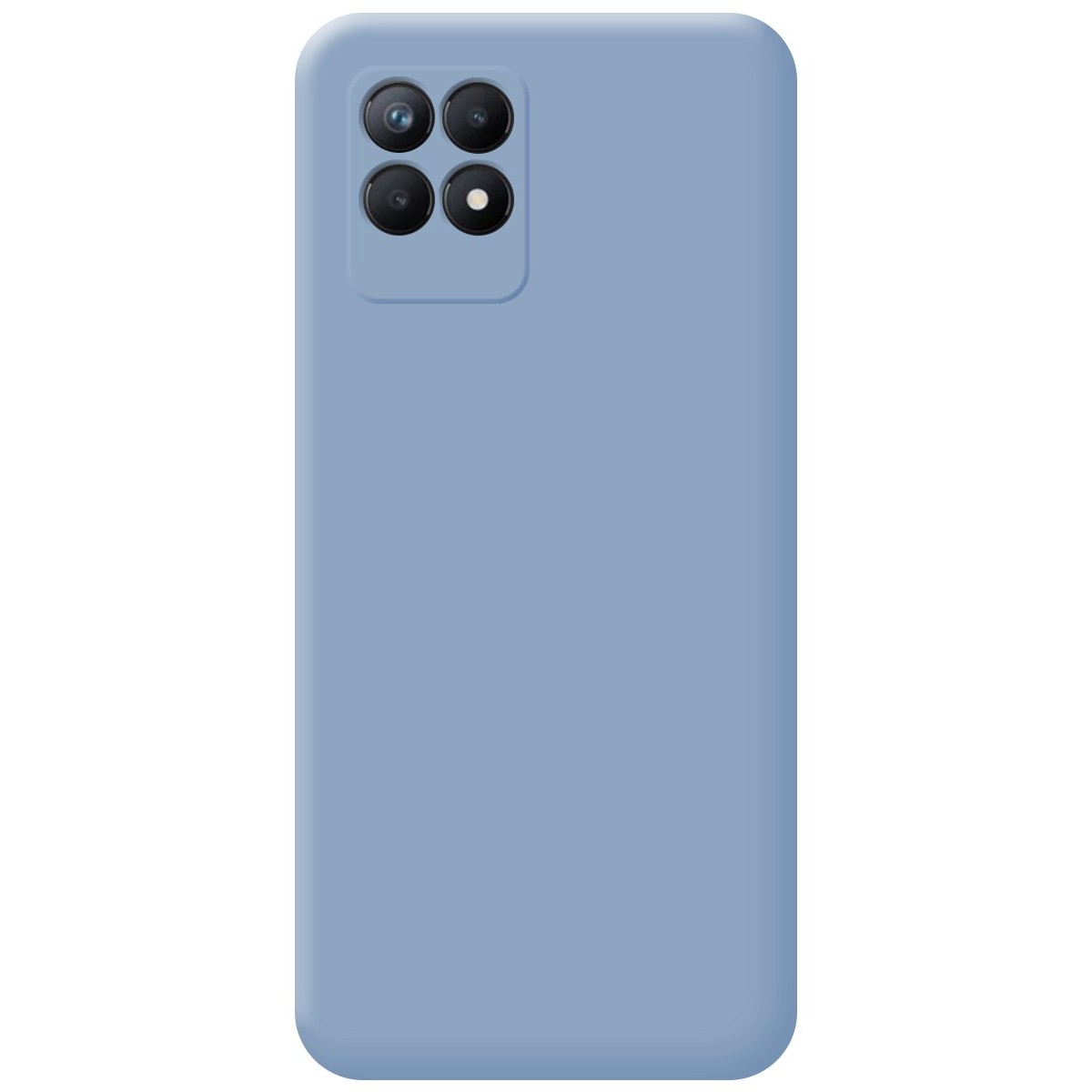 Funda Silicona Líquida Ultra Suave para Realme 8i color Azul