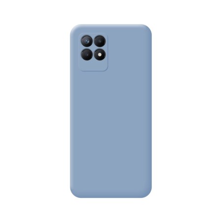 Funda Silicona Líquida Ultra Suave para Realme 8i color Azul