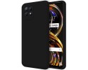 Funda Silicona Líquida Ultra Suave para Realme 8i color Negra