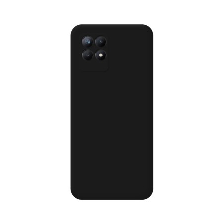 Funda Silicona Líquida Ultra Suave para Realme 8i color Negra