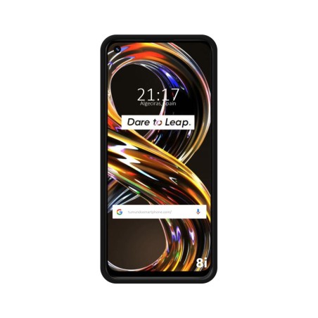 Funda Silicona Líquida Ultra Suave para Realme 8i color Negra