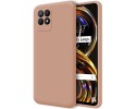 Funda Silicona Líquida Ultra Suave para Realme 8i color Rosa
