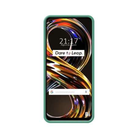 Funda Silicona Líquida Ultra Suave para Realme 8i color Verde