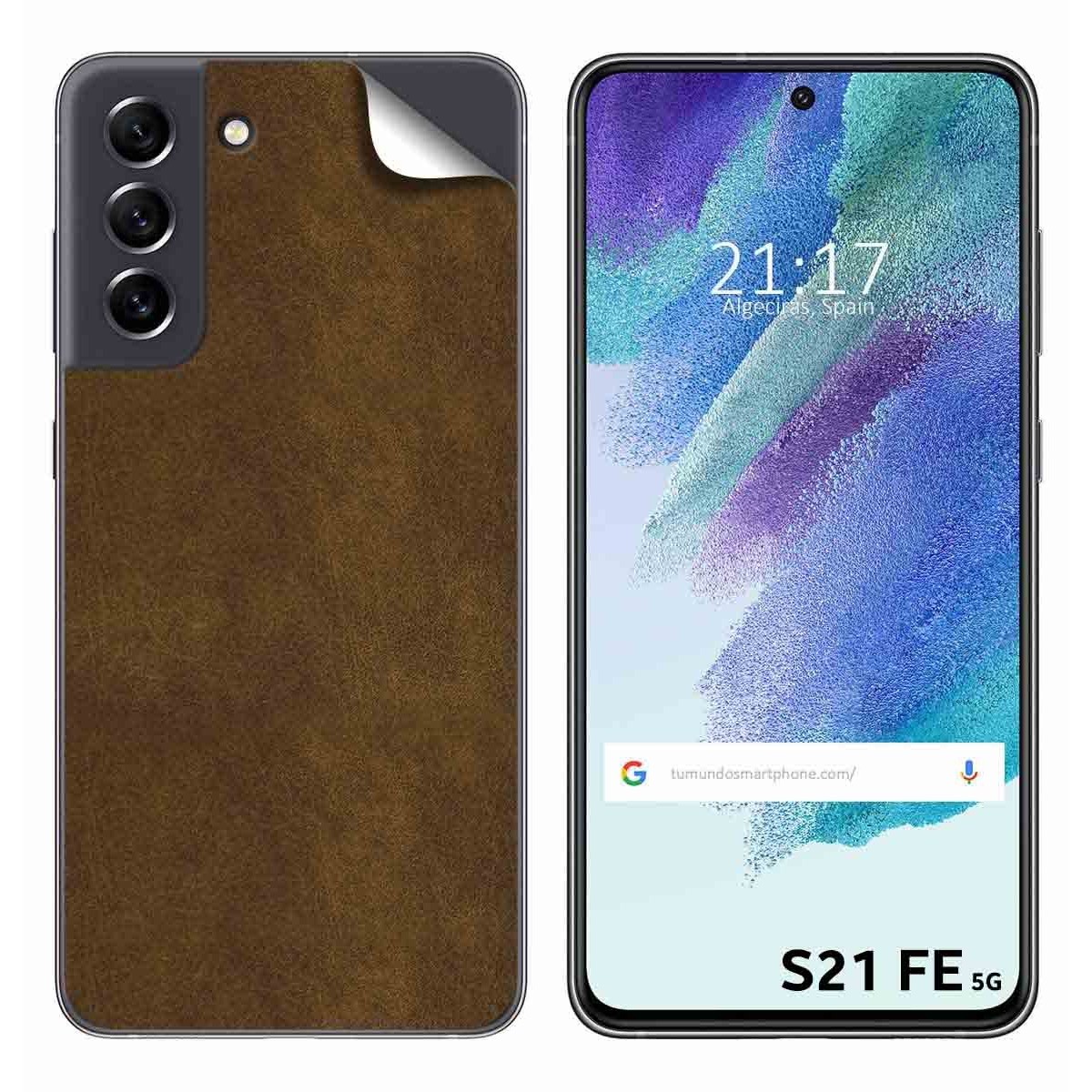 Pegatina Vinilo Autoadhesiva Textura Piel para Samsung Galaxy S21 FE 5G