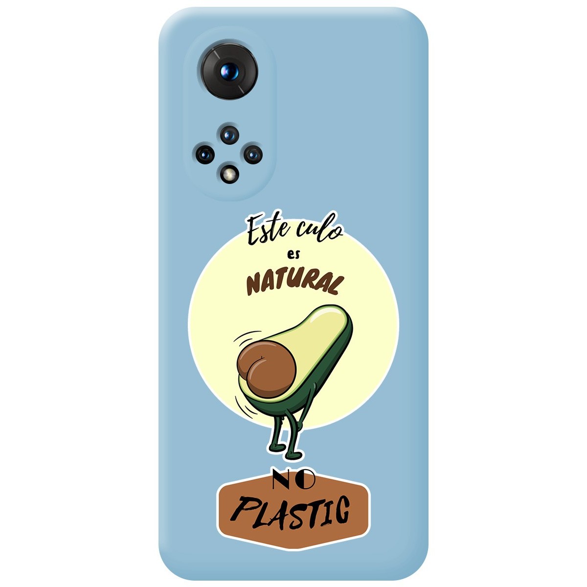 Funda Silicona Líquida Azul para Huawei Honor 50 5G / Nova 9 diseño Culo Natural Dibujos
