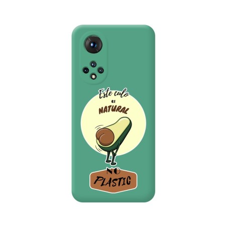 Funda Silicona Líquida Verde para Huawei Honor 50 5G / Nova 9 diseño Culo Natural Dibujos