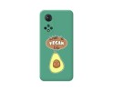 Funda Silicona Líquida Verde para Huawei Honor 50 5G / Nova 9 diseño Vegan Life Dibujos