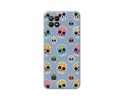 Funda Silicona Líquida Azul para Realme 8i diseño Catrina Dibujos