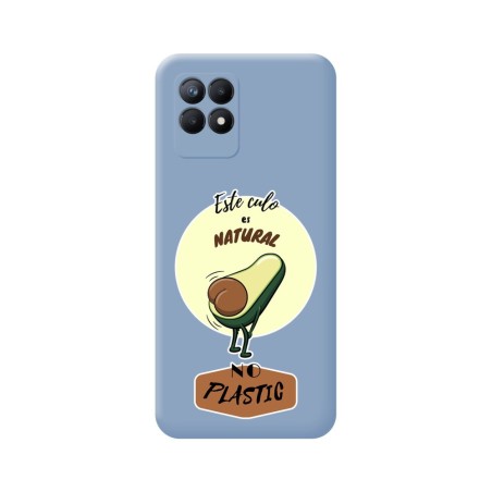 Funda Silicona Líquida Azul para Realme 8i diseño Culo Natural Dibujos