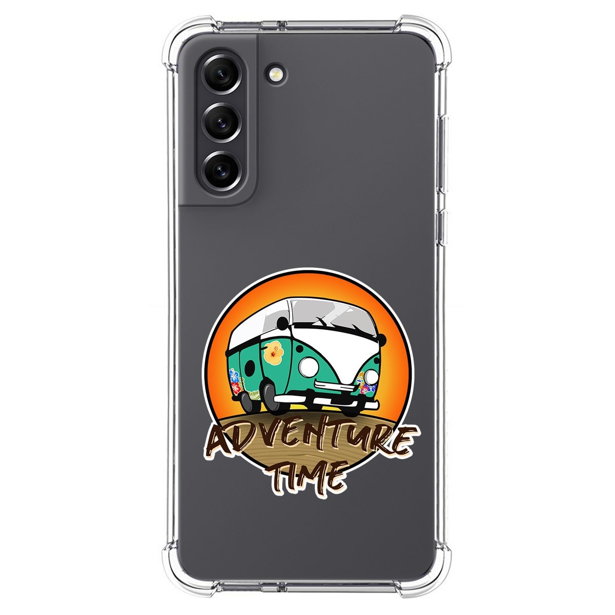Funda Silicona Antigolpes para Samsung Galaxy S21 FE 5G diseño Adventure Time Dibujos