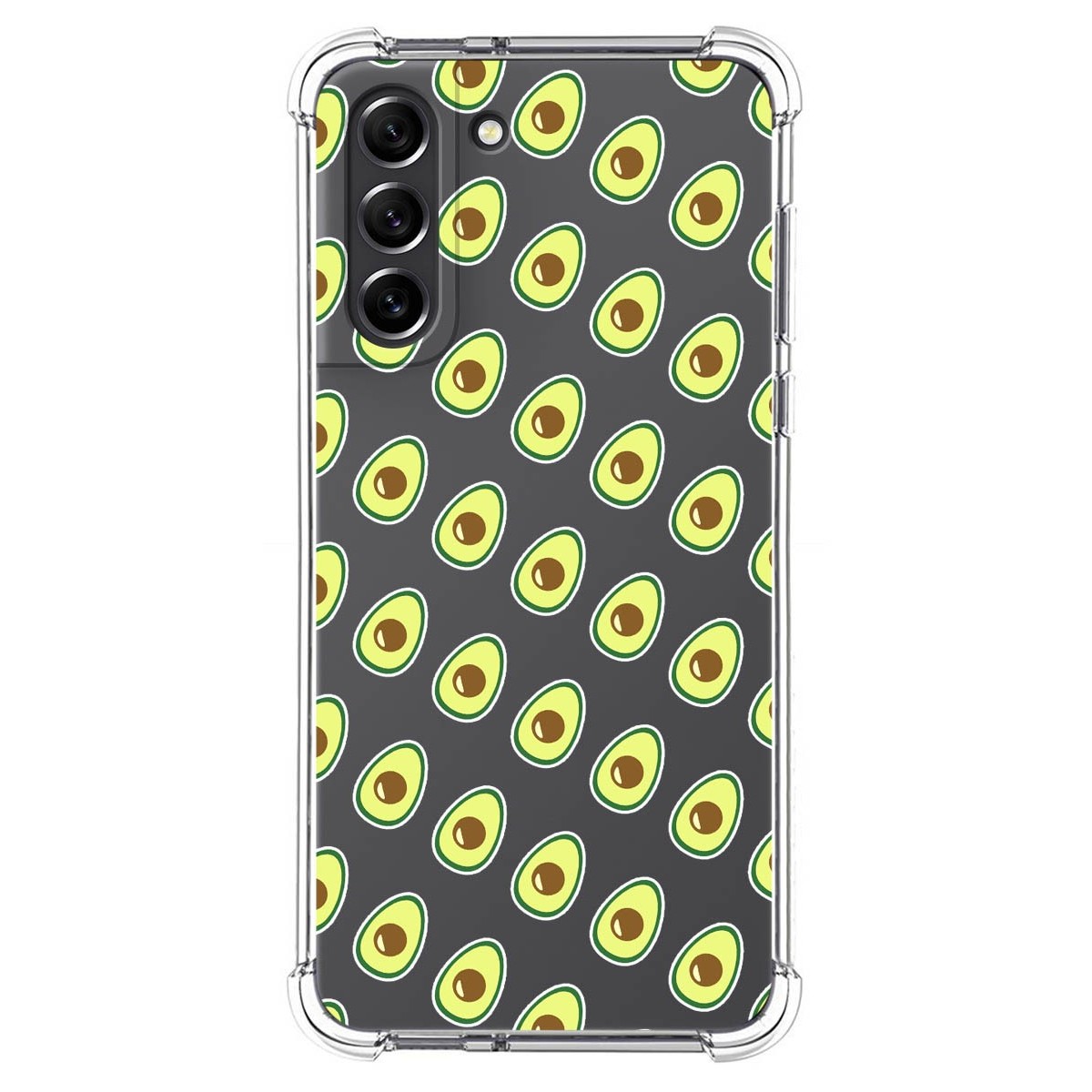 Funda Silicona Antigolpes para Samsung Galaxy S21 FE 5G diseño Aguacate Dibujos