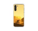 Funda Silicona Antigolpes para Samsung Galaxy S21 FE 5G diseño Ciclista Dibujos