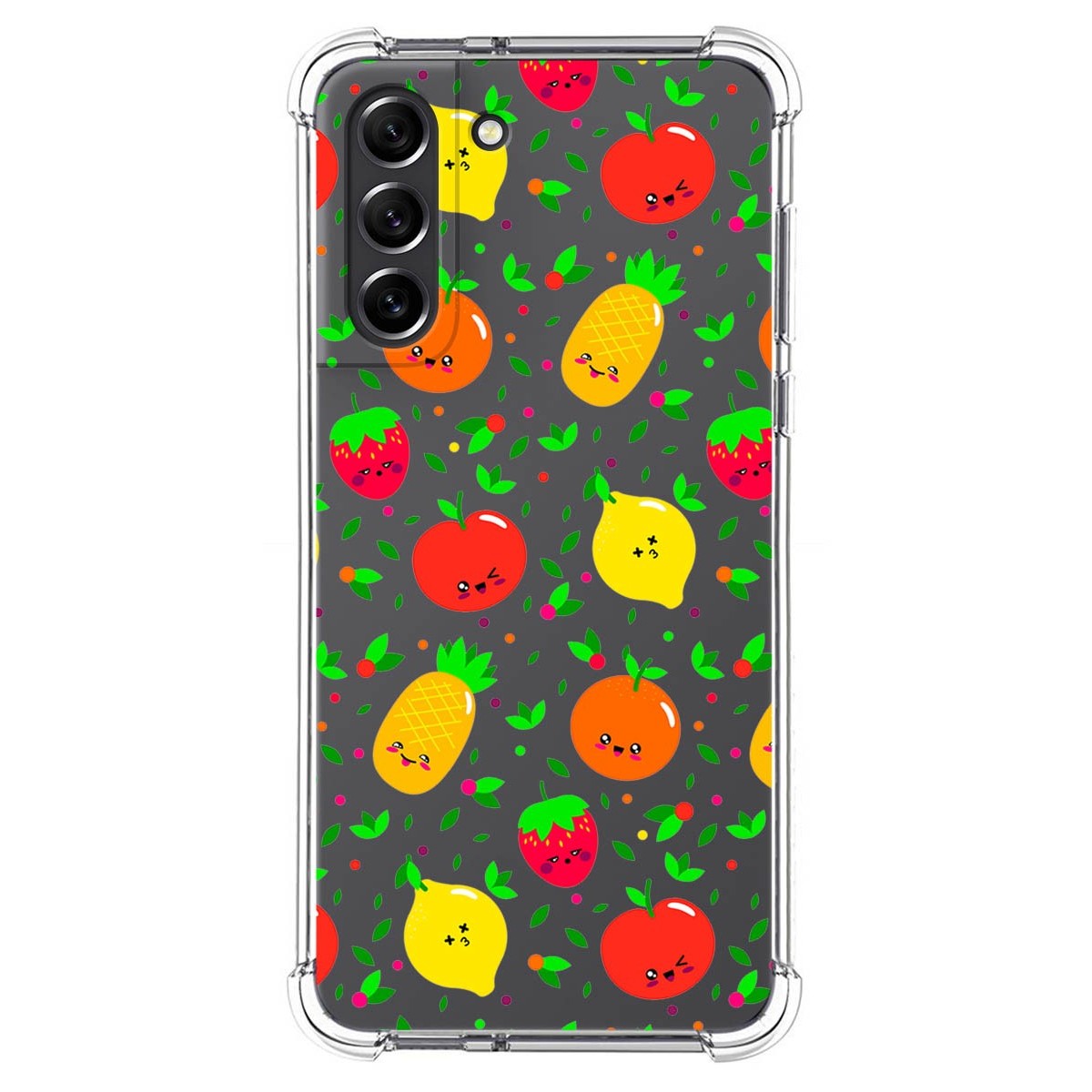 Funda Silicona Antigolpes para Samsung Galaxy S21 FE 5G diseño Frutas 01 Dibujos