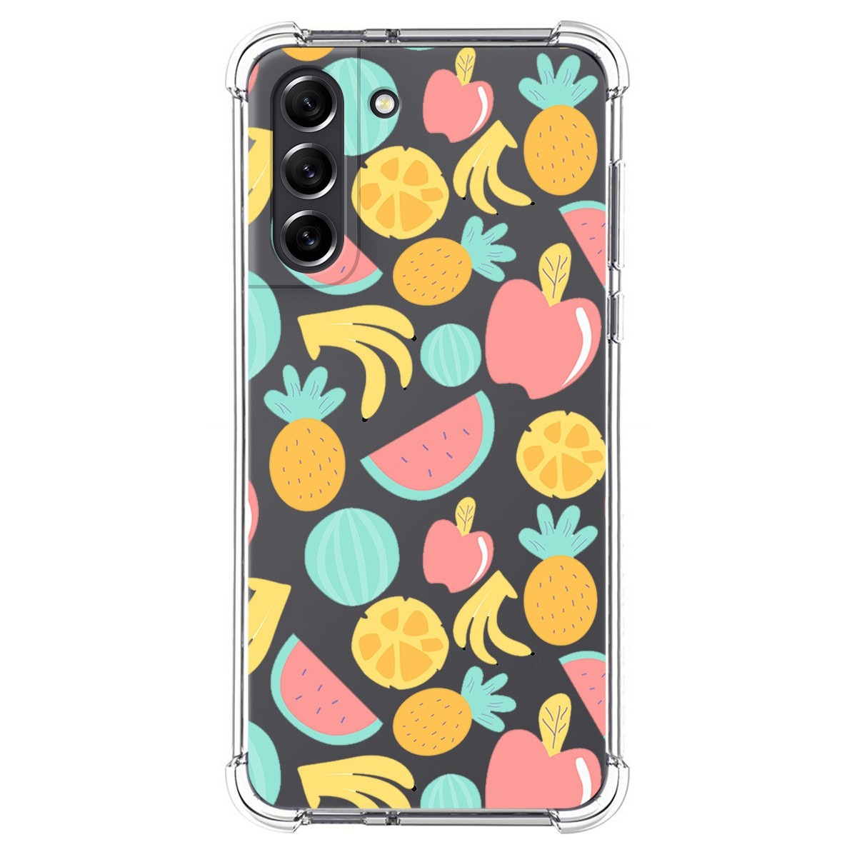 Funda Silicona Antigolpes para Samsung Galaxy S21 FE 5G diseño Frutas 02 Dibujos
