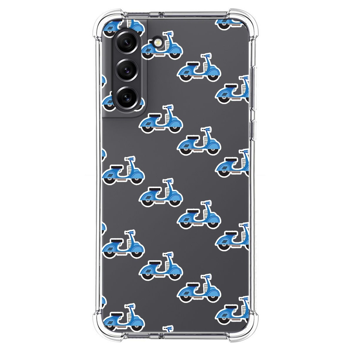 Funda Silicona Antigolpes para Samsung Galaxy S21 FE 5G diseño Scooter Dibujos