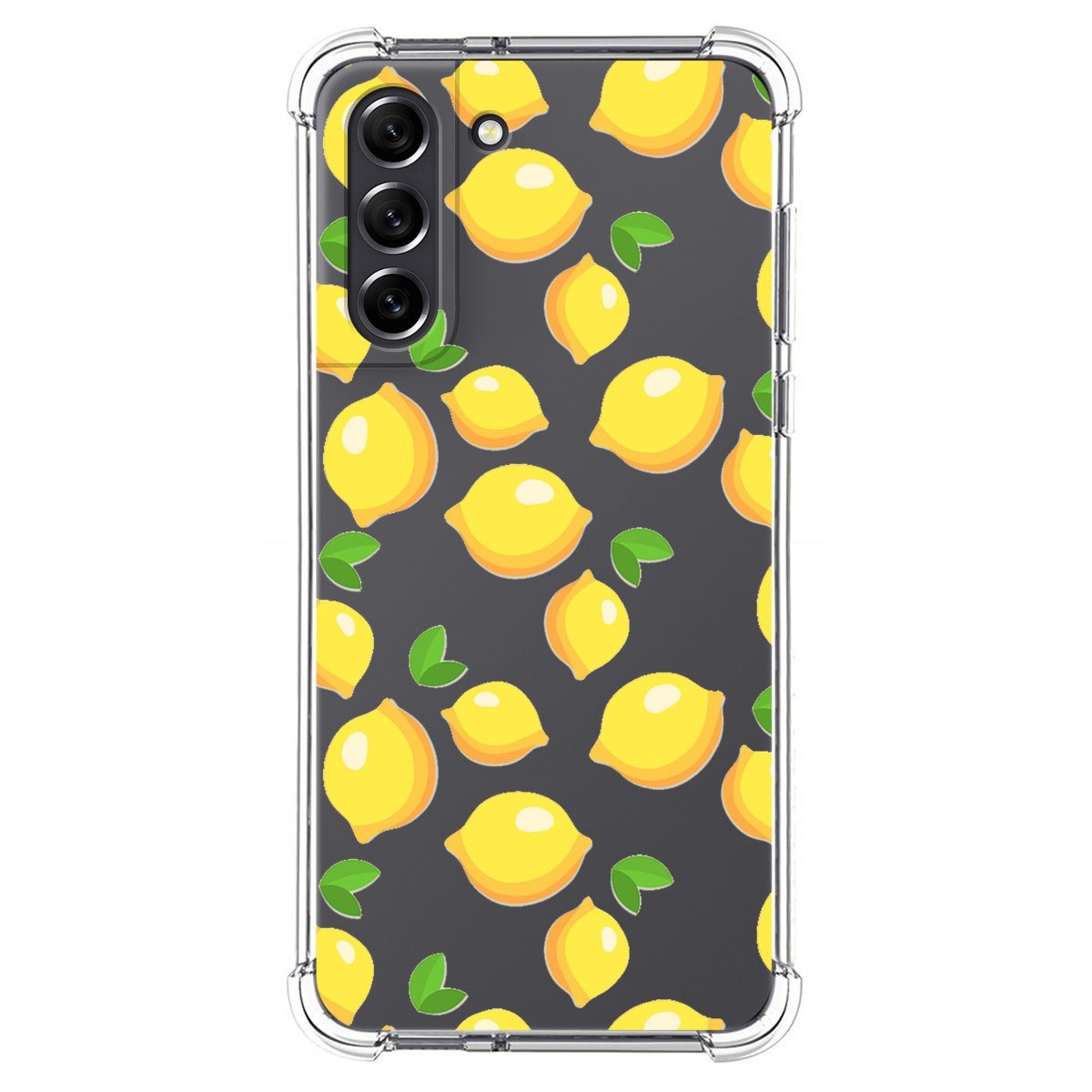 Funda Silicona Antigolpes para Samsung Galaxy S21 FE 5G diseño Limones Dibujos