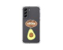 Funda Silicona Antigolpes para Samsung Galaxy S21 FE 5G diseño Vegan Life Dibujos