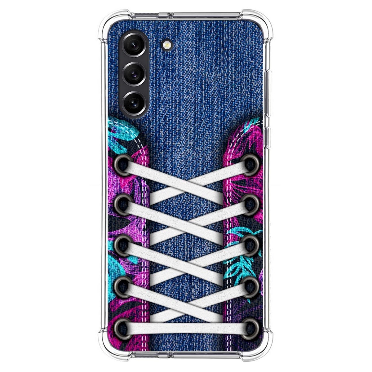 Funda Silicona Antigolpes para Samsung Galaxy S21 FE 5G diseño Zapatillas 06 Dibujos