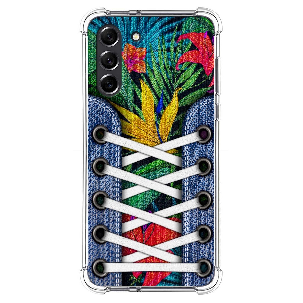 Funda Silicona Antigolpes para Samsung Galaxy S21 FE 5G diseño Zapatillas 12 Dibujos