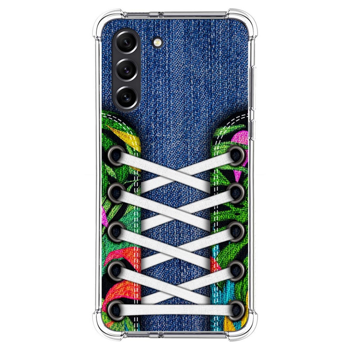 Funda Silicona Antigolpes para Samsung Galaxy S21 FE 5G diseño Zapatillas 13 Dibujos