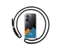 Personaliza tu Funda Colgante Transparente para Huawei Honor 50 5G / Nova 9 con Cordon Negro Dibujo Personalizada