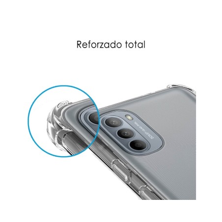 Funda Silicona Antigolpes Transparente para Motorola Moto G31