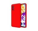 Funda Silicona Líquida Ultra Suave para Samsung Galaxy M52 5G Color Roja