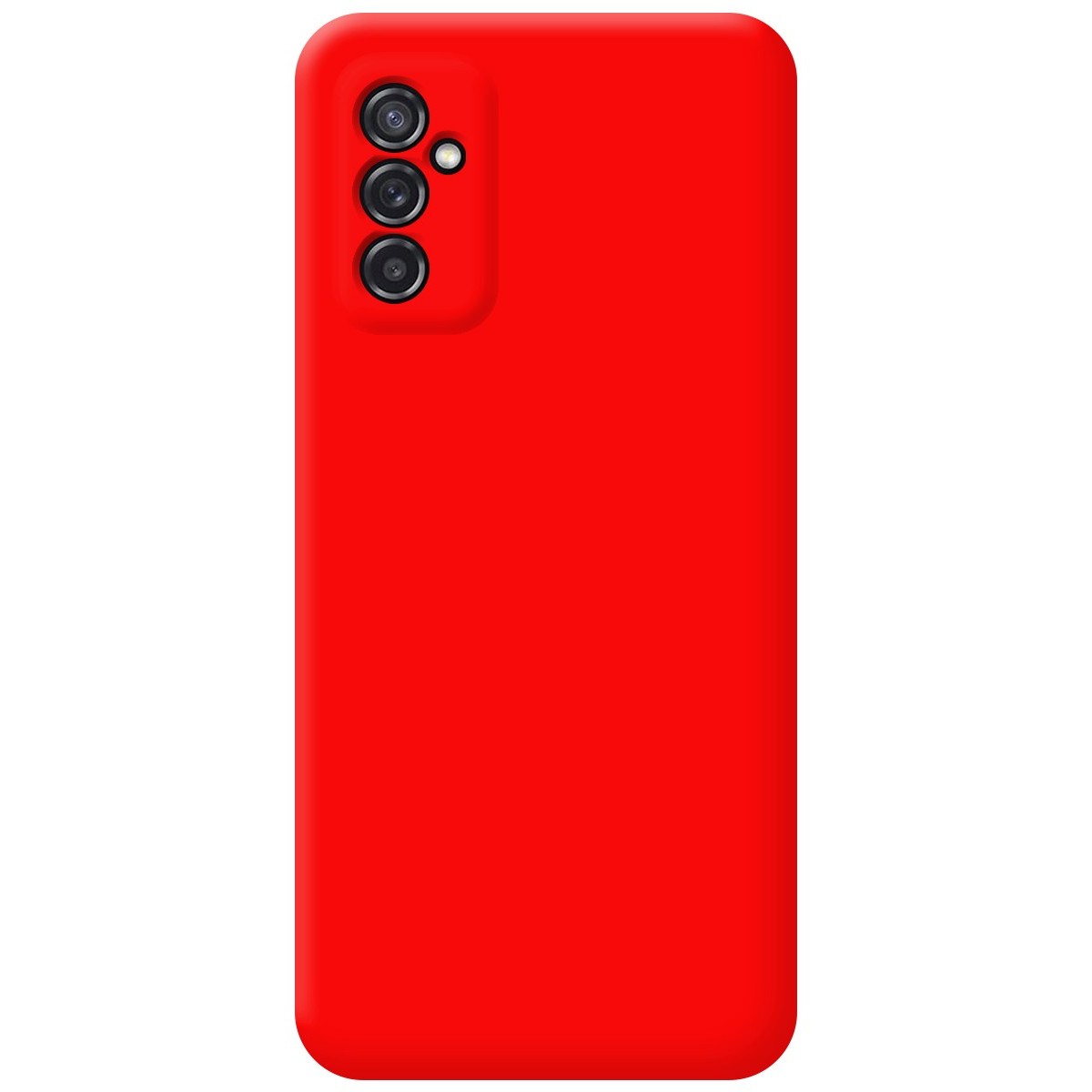 Funda Silicona Líquida Ultra Suave para Samsung Galaxy M52 5G Color Roja