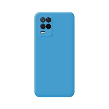 Funda Silicona Líquida Ultra Suave para Realme 8 5G / Narzo 30 5G Color Azul