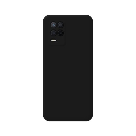 Funda Silicona Líquida Ultra Suave para Realme 8 5G / Narzo 30 5G Color Negra