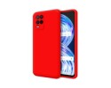 Funda Silicona Líquida Ultra Suave para Realme 8 4G / 8 Pro Color Roja