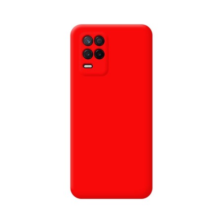 Funda Silicona Líquida Ultra Suave para Realme 8 4G / 8 Pro Color Roja