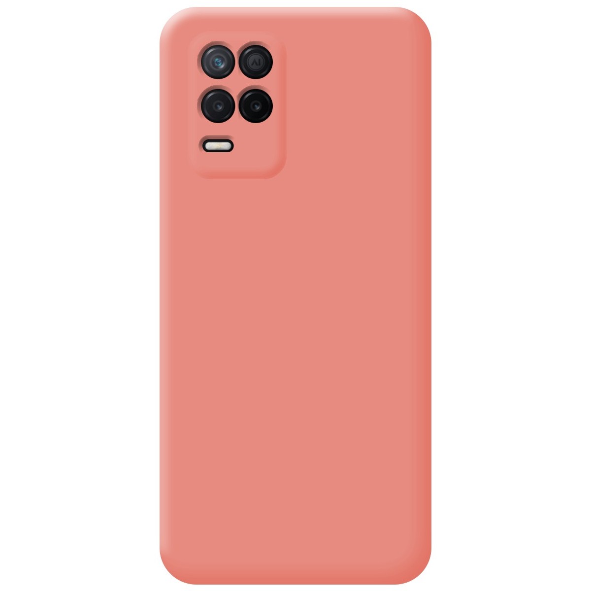Funda Silicona Líquida Ultra Suave para Realme 8 5G / Narzo 30 5G Color Rosa