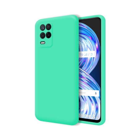 Funda Silicona Líquida Ultra Suave para Realme 8 5G / Narzo 30 5G Color Verde