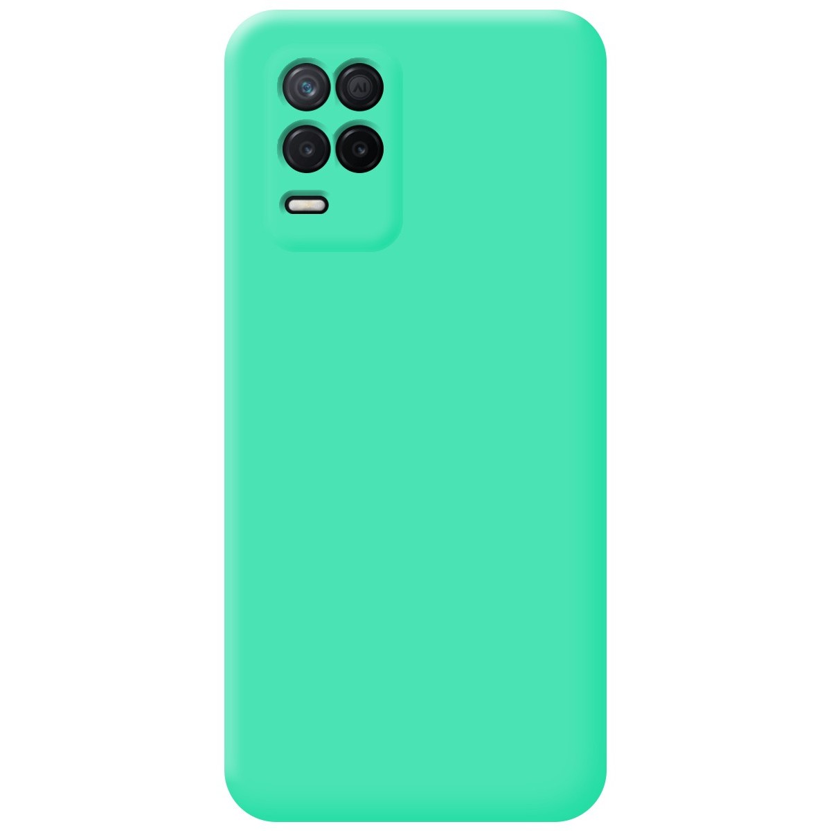 Funda Silicona Líquida Ultra Suave para Realme 8 5G / Narzo 30 5G Color Verde